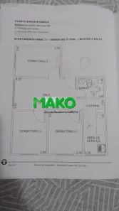 Apartamento com 3 Quartos à venda, 55m² no Parque Santo Antônio, São Paulo