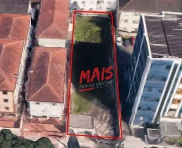 Lote/Terreno à venda, 625m² no Macuco, Santos