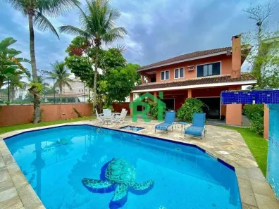 Casa de Condomínio com 5 Quartos para alugar, 284m² no Balneário Praia do Pernambuco, Guarujá