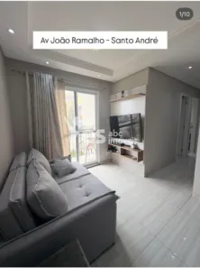 Apartamento com 2 Quartos à venda, 48m² no Parque João Ramalho, Santo André