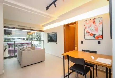 Apartamento com 1 Quarto para alugar, 55m² no Cerqueira César, São Paulo