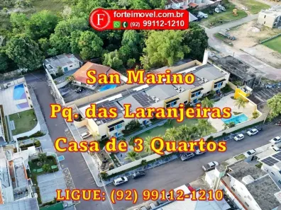 Casa de Condomínio com 3 Quartos à venda, 145m² no Flores, Manaus