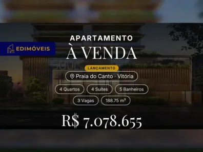 Apartamento com 4 Quartos à venda, 188m² no Praia do Canto, Vitória