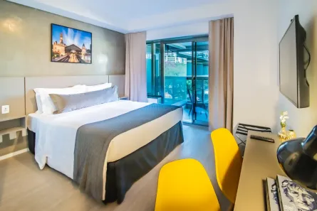 Apartamento com 1 Quarto para alugar, 28m² no República, São Paulo