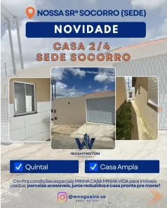 Casa com 2 Quartos à venda, 60m² no Centro Histórico, Nossa Senhora do Socorro
