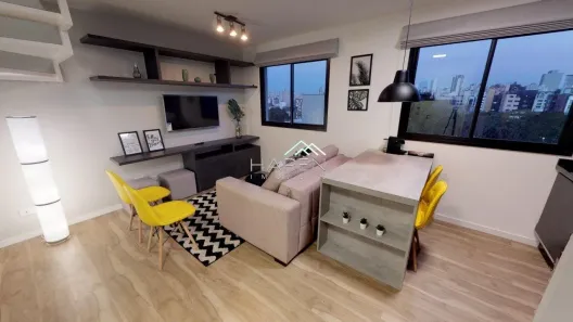 Apartamento com 1 Quarto à venda, 52m² no Mercês, Curitiba