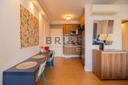 Apartamento com 1 Quarto para venda ou aluguel, 41m² no Brooklin Paulista, São Paulo