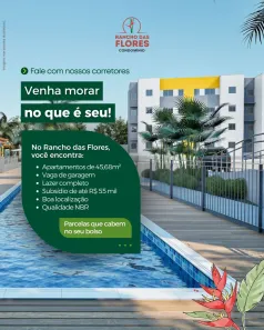 Apartamento com 2 Quartos à venda, 45m² no Boa Vista, São José de Ribamar