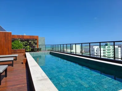 Apartamento com 2 Quartos para alugar, 50m² no Cabo Branco, João Pessoa