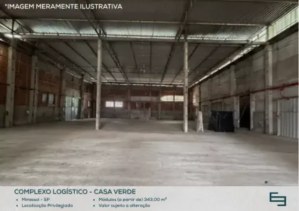 Galpão/Depósito/Armazém para alugar, 343m² no Vila Aeroporto, Mirassol