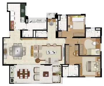 Apartamento com 3 Quartos à venda, 150m² no Pinheiros, São Paulo