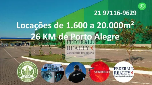 Galpão/Depósito/Armazém para alugar, 2132m² no Ipiranga, Gravataí