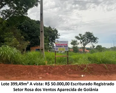 Lote/Terreno à venda, 399m² no Rosa dos Ventos, Aparecida de Goiânia