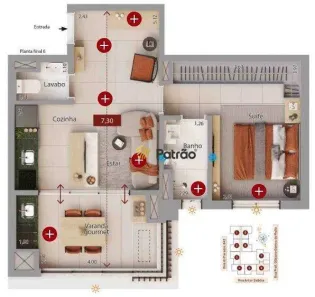 Apartamento com 1 Quarto à venda, 52m² no Jardim Portal I e II, São Paulo