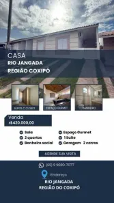 Casa de Condomínio com 2 Quartos à venda, 70m² no Jardim Imperial, Cuiabá