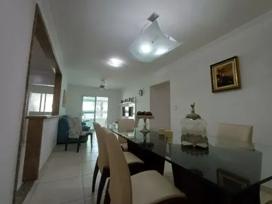 Apartamento com 3 Quartos para alugar, 141m² no Guilhermina, Praia Grande