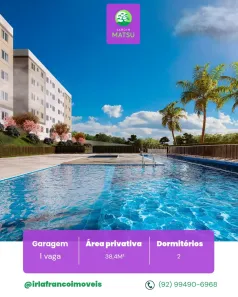 Apartamento com 2 Quartos à venda, 38m² no Novo Aleixo, Manaus