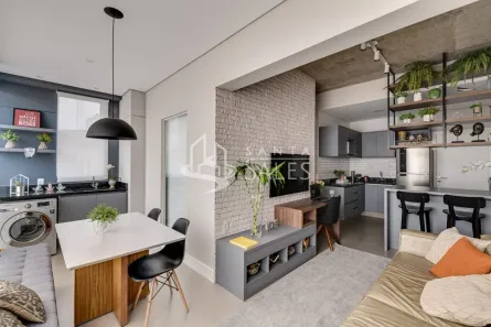 Apartamento com 1 Quarto para alugar, 44m² no Indianópolis, São Paulo