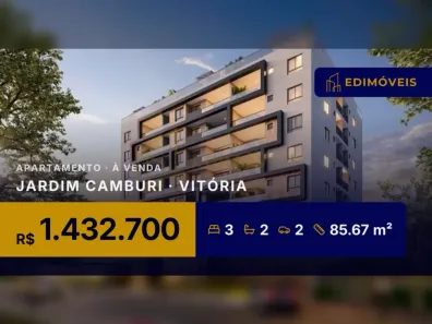 Apartamento com 3 Quartos à venda, 85m² no Jardim Camburi, Vitória