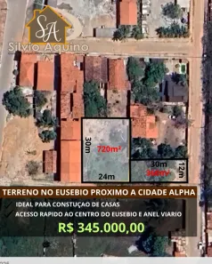 Lote/Terreno à venda, 1080m² no Tamatanduba, Eusébio