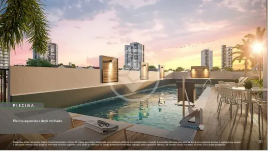 Apartamento com 1 Quarto à venda, 48m² no Setor Pedro Ludovico, Goiânia