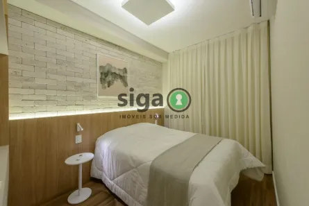 Apartamento com 1 Quarto para alugar, 60m² no Santo Amaro, São Paulo