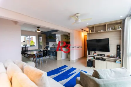 Apartamento com 3 Quartos à venda, 104m² no Marapé, Santos