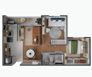 Apartamento com 2 Quartos à venda, 43m² no Coqueiro, Ananindeua