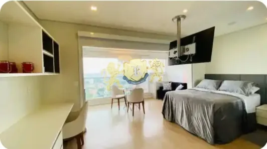 Flat com 1 Quarto à venda, 30m² no Brooklin Paulista, São Paulo