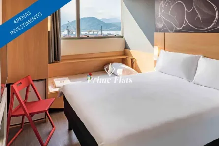 Flat com 1 Quarto à venda, 18m² no Valongo, Santos