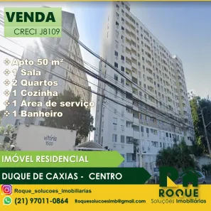 Apartamento com 2 Quartos à venda, 51m² no Centro, Duque de Caxias