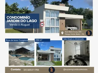 Casa de Condomínio com 4 Quartos à venda, 250m² no Coqueiro, Belém