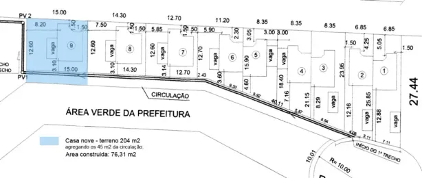 Lote/Terreno à venda, 204m² no Jardim M. Pereira, Miguel Pereira