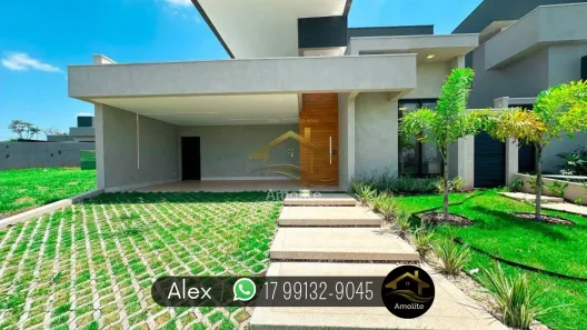 Casa de Condomínio com 3 Quartos à venda, 151m² no Terras Alphaville Mirassol, Mirassol