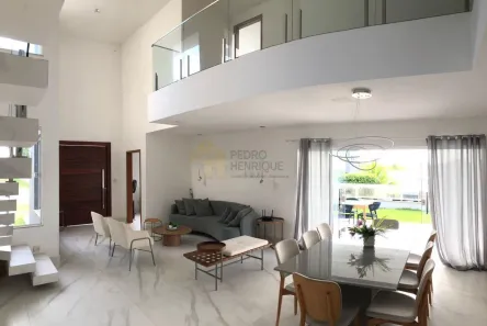 Casa de Condomínio com 4 Quartos para alugar, 299m² no Alphaville (Abrantes), Camaçari