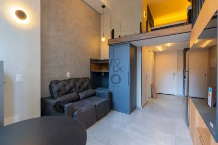 Apartamento com 1 Quarto para alugar, 25m² no Jardim das Acácias, São Paulo