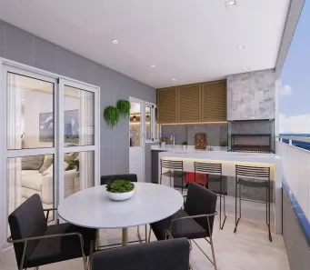 Apartamento com 2 Quartos à venda, 73m² no Canto do Forte, Praia Grande