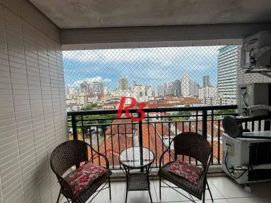 Apartamento com 3 Quartos à venda, 80m² no Gonzaga, Santos
