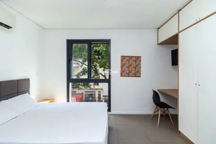Apartamento com 1 Quarto para alugar, 23m² no Higienópolis, São Paulo