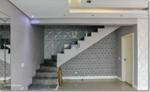 Sobrado com 3 Quartos à venda, 130m² no Vila Alzira, Santo André
