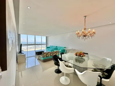Apartamento com 4 Quartos para venda ou aluguel, 208m² no Pitangueiras, Guarujá