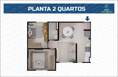 Apartamento com 2 Quartos à venda, 42m² no , Paço do Lumiar