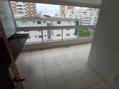 Apartamento com 2 Quartos para alugar, 78m² no Canto do Forte, Praia Grande