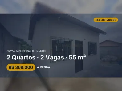 Casa com 2 Quartos à venda, 55m² no Nova Carapina II, Serra