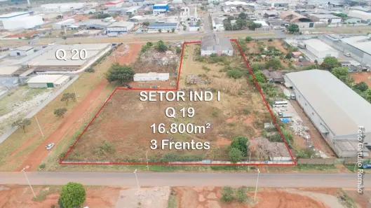 Lote/Terreno à venda, 16800m² no Setor Industrial, Brasília