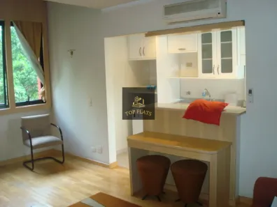 Flat com 1 Quarto para alugar, 45m² no Vila Olímpia, São Paulo