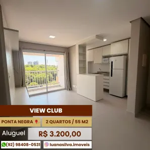 Apartamento com 2 Quartos para alugar, 55m² no Santo Agostinho, Manaus
