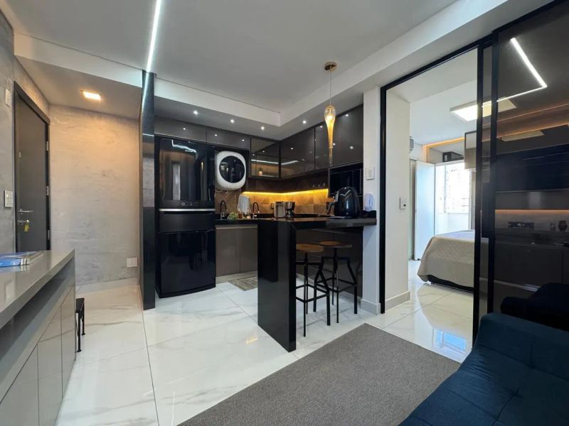 Apartamento com 1 quarto — Funcionários, Belo Horizonte