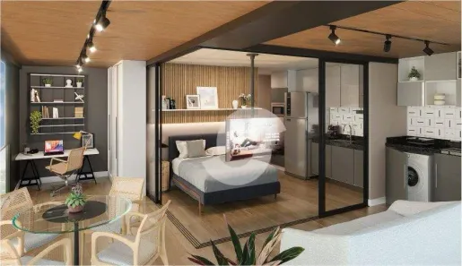 Apartamento com 1 Quarto à venda, 32m² no Icaraí, Niterói