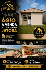 Casa de Condomínio com 2 Quartos à venda, 45m² no São Sebastião, Cuiabá